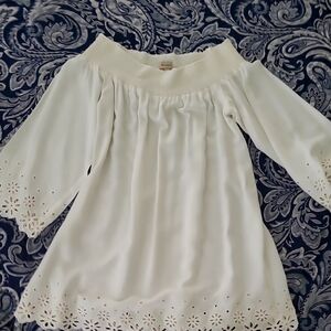 Daniel Cremieux White Blouse Top